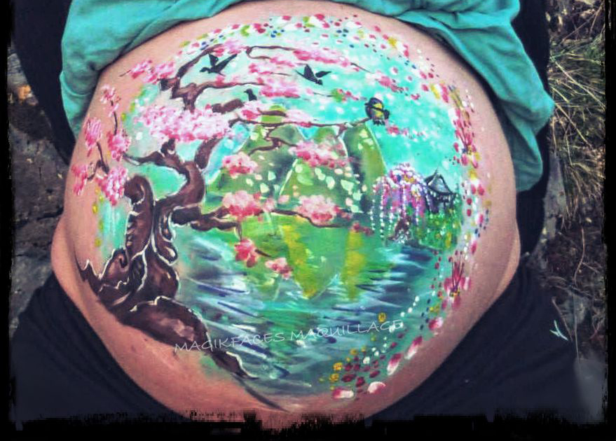 Belly painting magikfaces 11