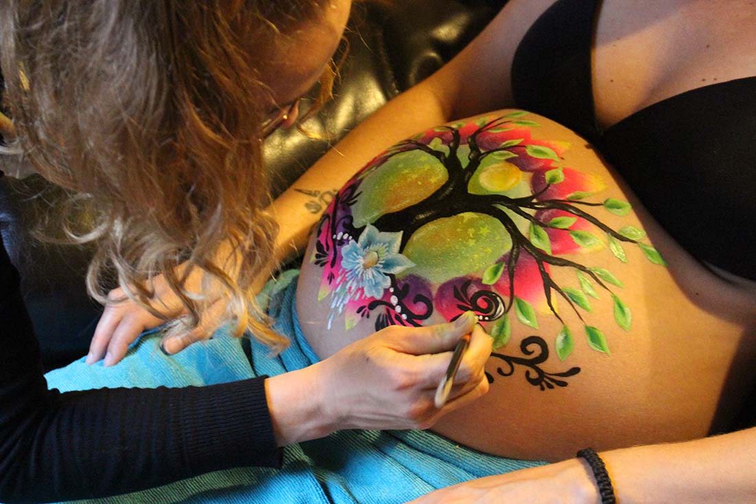 Belly painting magikfaces 15